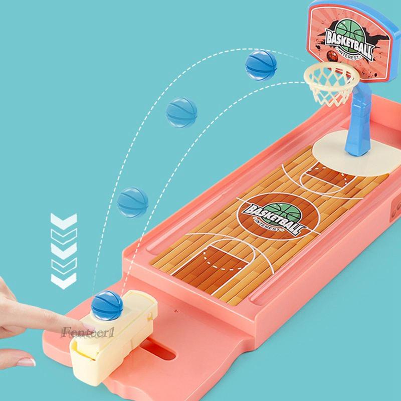 Bộ Đồ Chơi Bóng Rổ Mini Để Bàn Fenteer1