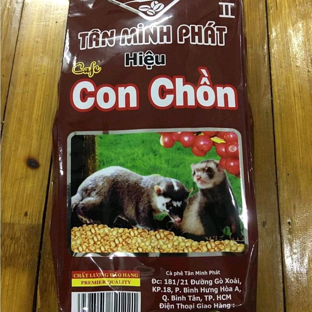 CÀ PHÊ TÂN MINH PHÁT HIỆU CON CHỒN GÓI 500 GRAM