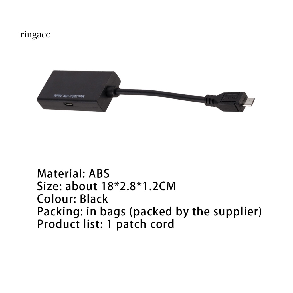 Cáp Chuyển Đổi HDMI-Compa Đa Năng Chất Lượng Cao Cho Điện Thoại / TV