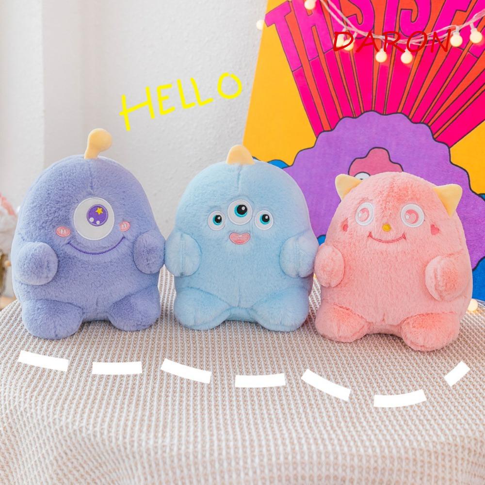 Thú Nhồi Bông Hình Nhân Vật Anime Mắt To Mềm Mại Trang Trí Nhà Cửa