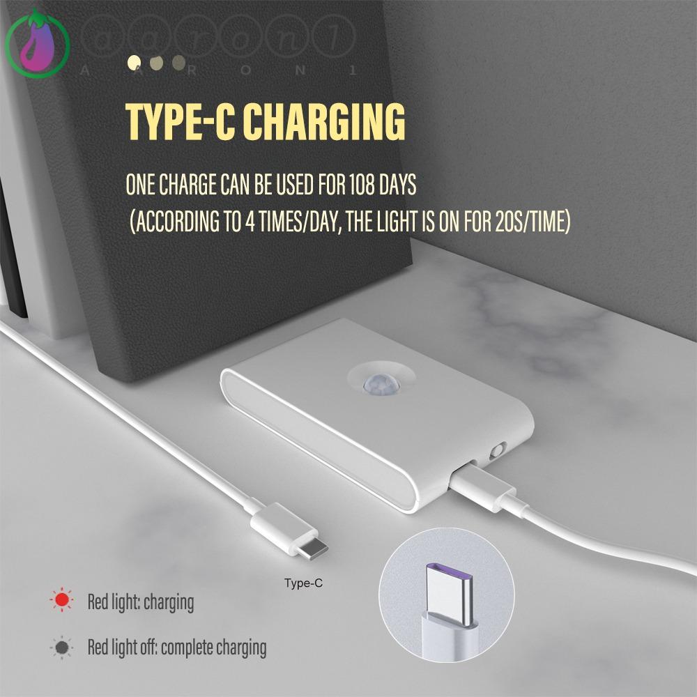 Aaron1 Đèn LED Cảm Ứng Cơ Thể Người Kèm Phụ Kiện