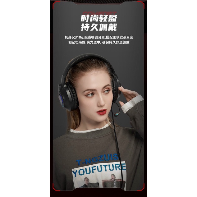 Tai nghe kèm míc Gaming giả lập 7.1 Remax RM810/Tai nghe kèm míc Remax RM850 dùng học zoom học online