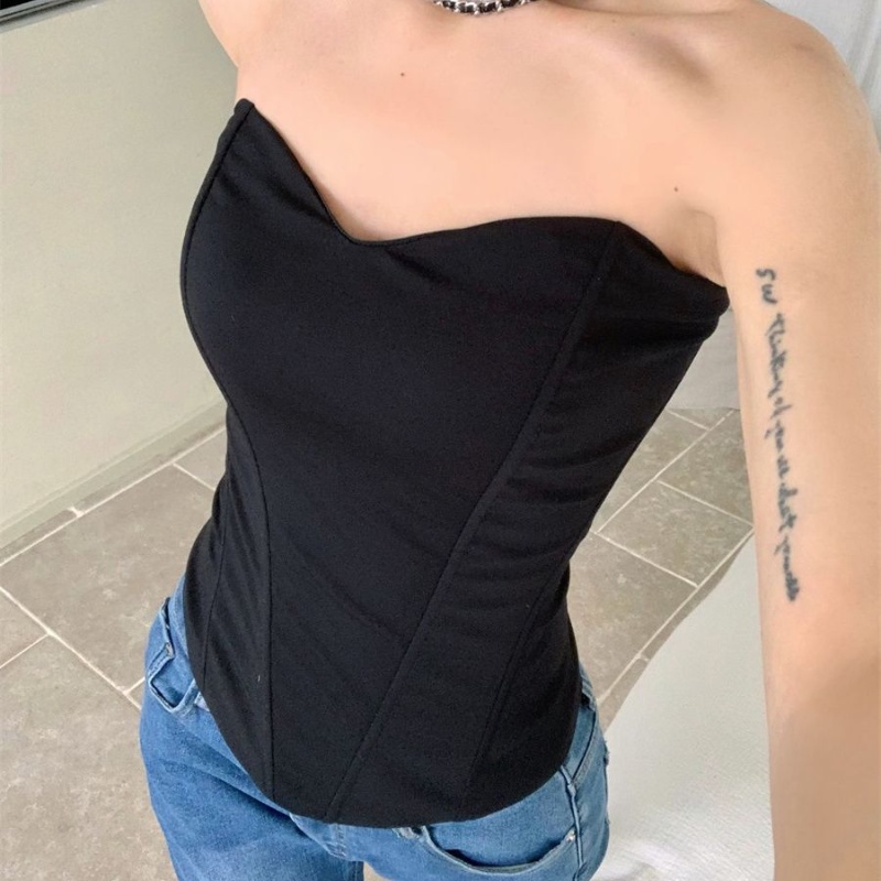 Cozok Áo Sát Nách Dáng Ngắn Thời Trang Quyến Rũ Cho Nữ