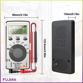 Mini Digital Multimeter Aneng An101 Tester Dc/Ac Voltage Current Lcd Meter Professional Testers With Test Lead [B/13]