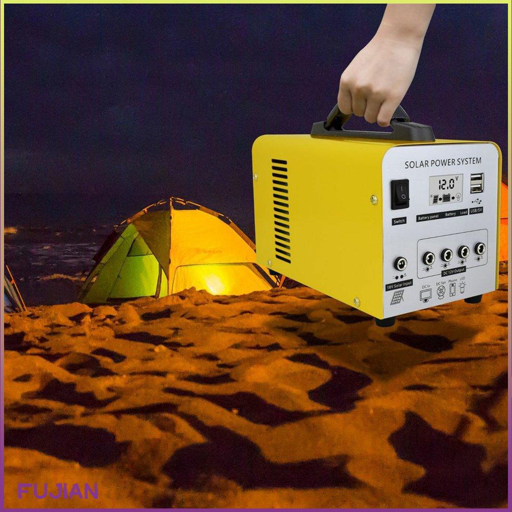 Solar Power System Household Emergency Mobile Energy Storage Supply Portable Components