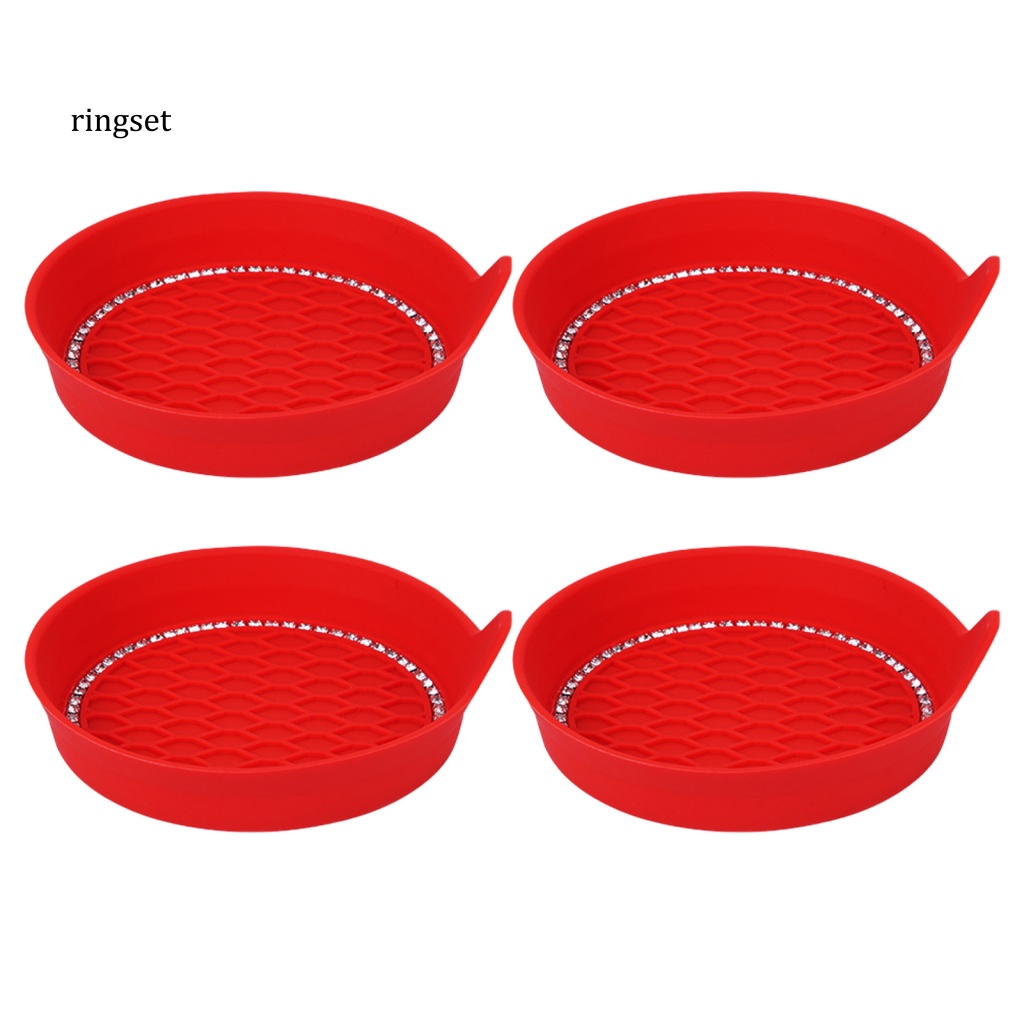 Bộ 4 Giá Đỡ Cốc Nước Đính Đá Linh Hoạt Dễ Lắp Đặt Tiện Dụng