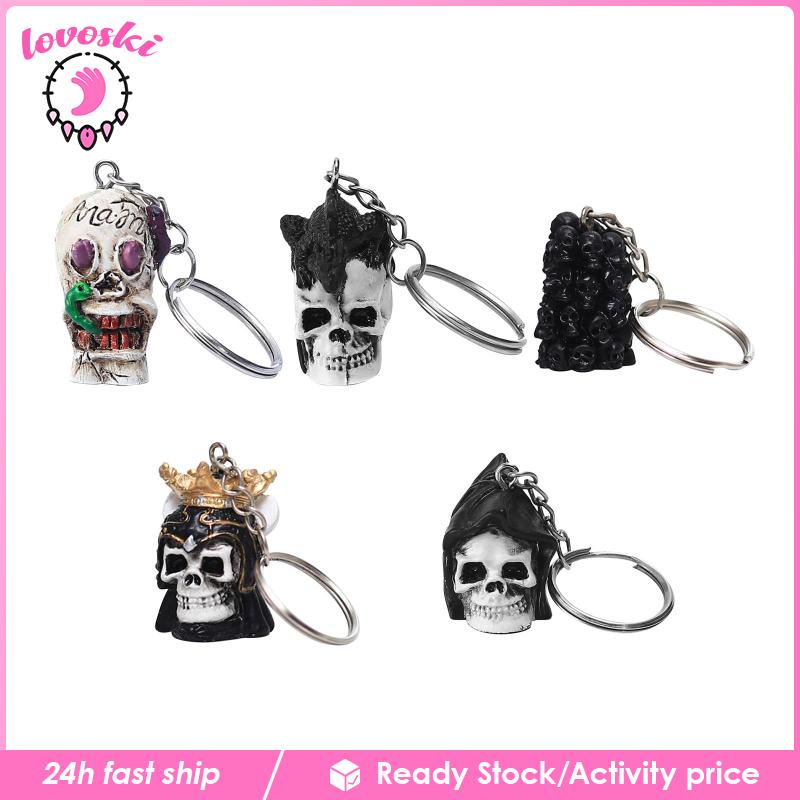 Móc Khóa Hình Đầu Lâu Thời Trang Cho Nam Và Nữ