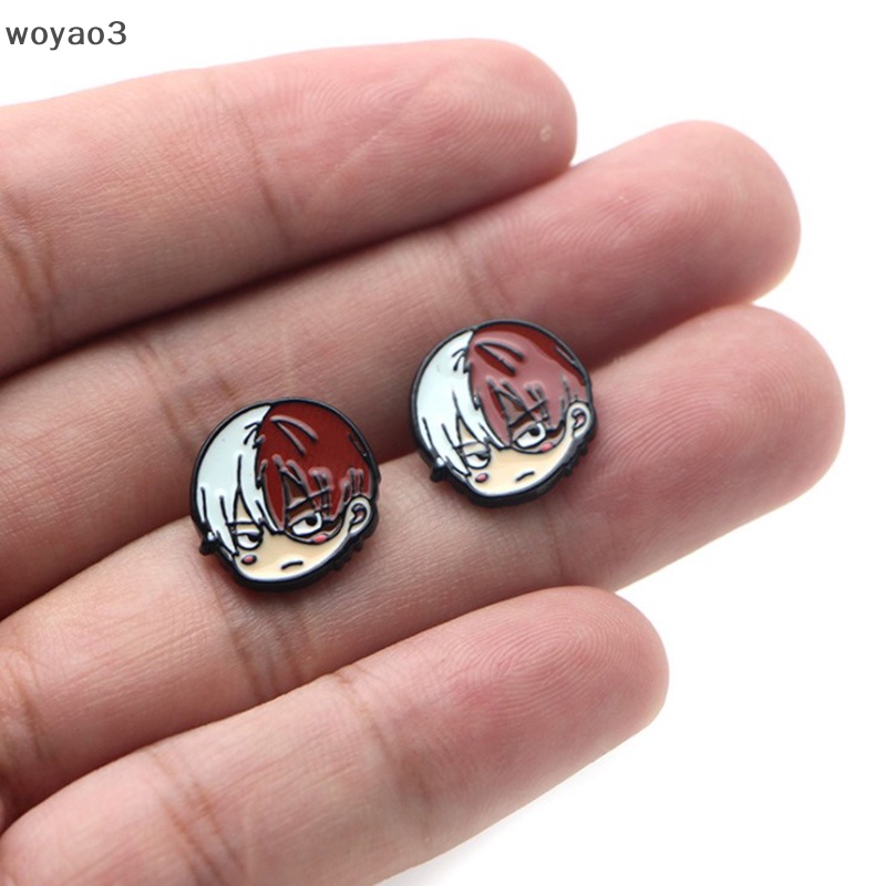 1 Cặp Bông Tai Nhựa Acrylic Hình Anime My Hero Academia