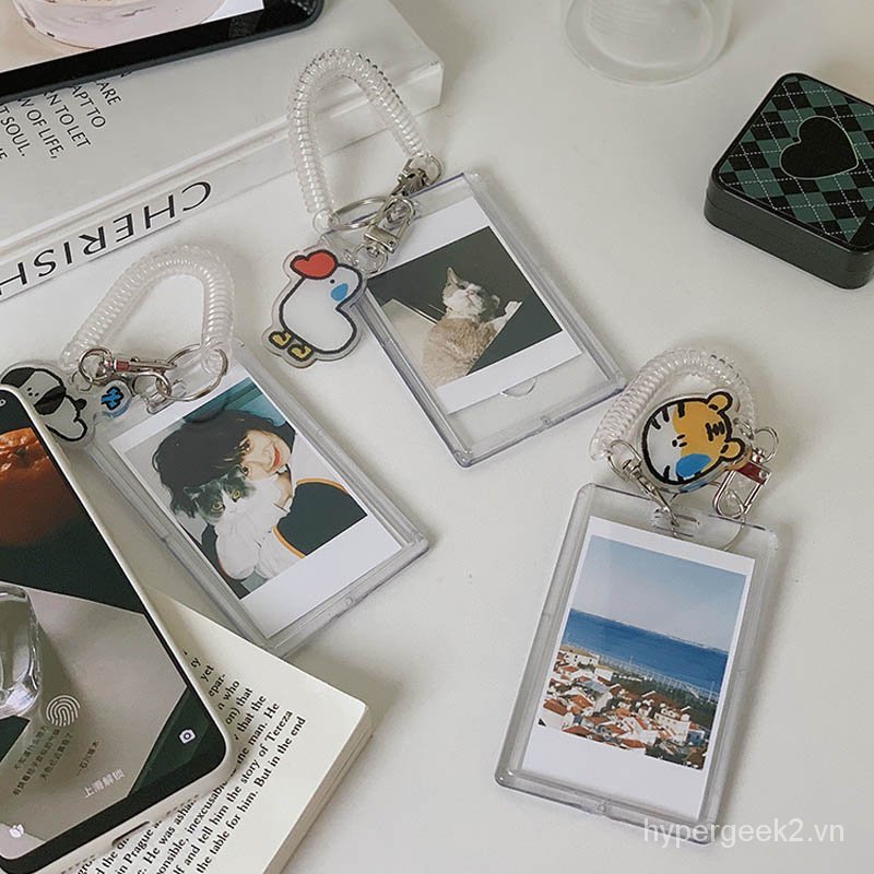 Móc Chìa Khóa / Thẻ Ảnh lomo Ba Inch Hình Nhóm Nhạc blackpink Bằng Acrylic Dễ Thương