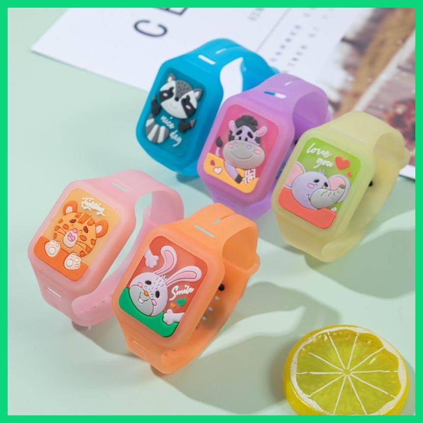 Đồng Hồ Đeo Tay Đuổi Muỗi Họa Tiết Hoạt Hình Dễ Thương Cho Bé