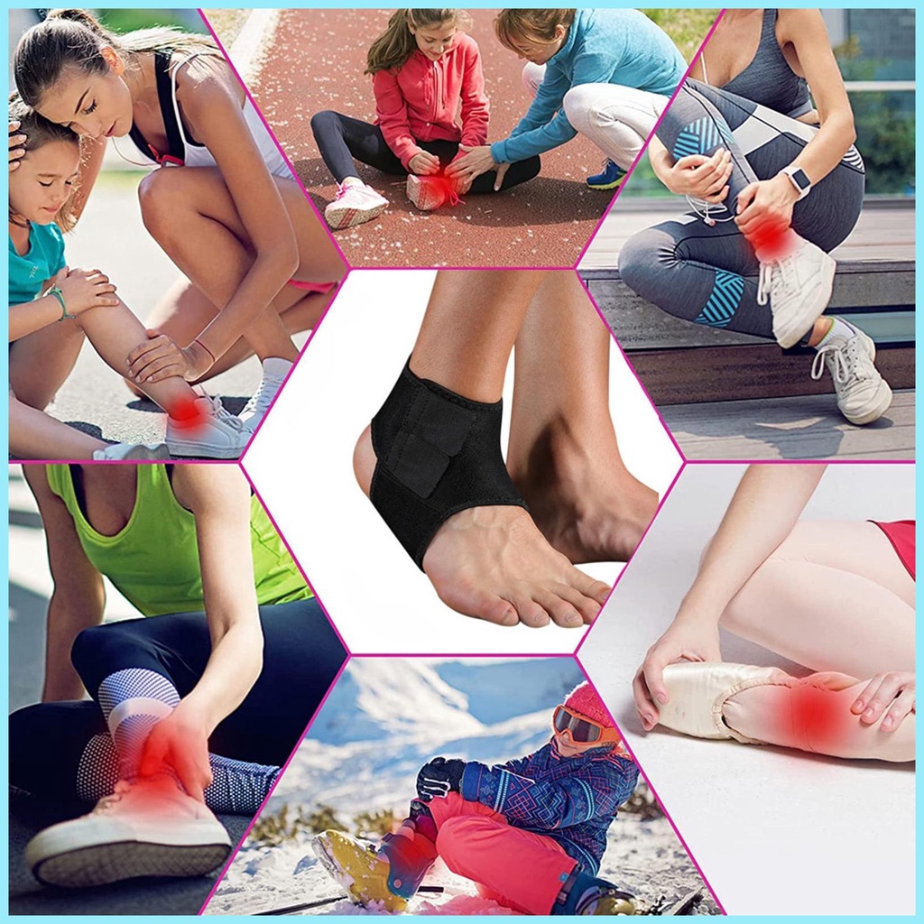 Đai Quấn Bảo Vệ Mắt Cá Chân Bằng Nylon Thoáng Khí Tiện Dụng Khi Chơi Thể Thao