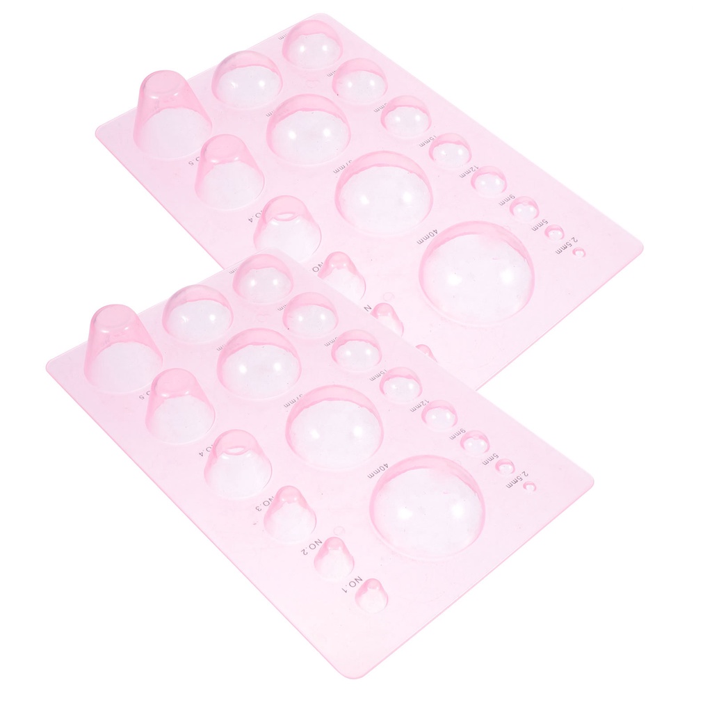 Set 2 Khuôn Nhựa Làm Giấy Quilling Mini