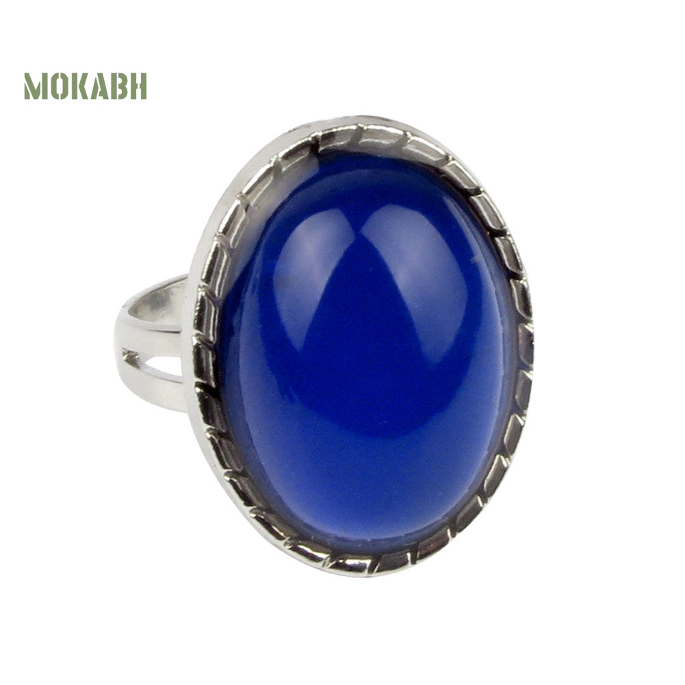 Nhẫn Đính Đá Quý Giả Thay Đổi Màu Theo Tâm Trạng Thời Trang Cho Nữ