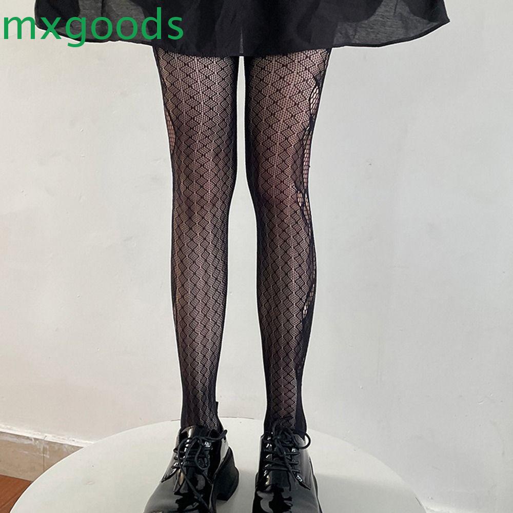 Quần Tất Lưới Jacquard Nylon Thoáng Khí Thời Trang Xuân Hè Cho Nữ Y2k