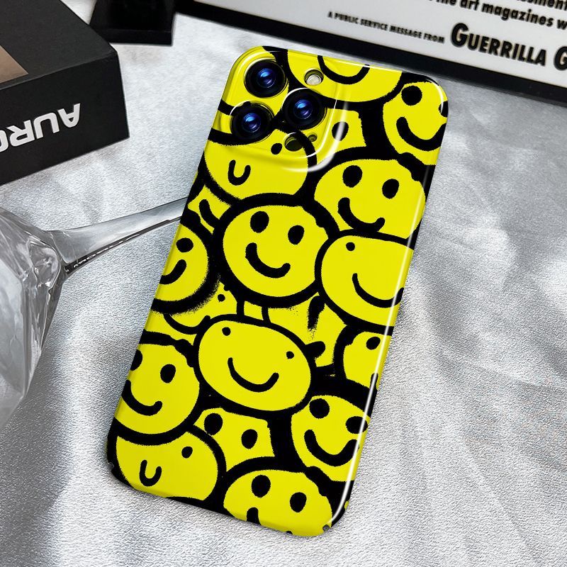 Ốp Điện Thoại In Hình Mặt Cười Cho Apple Iphone 11 xr12 14pro 13 plus 78 Xsmax 18Pro