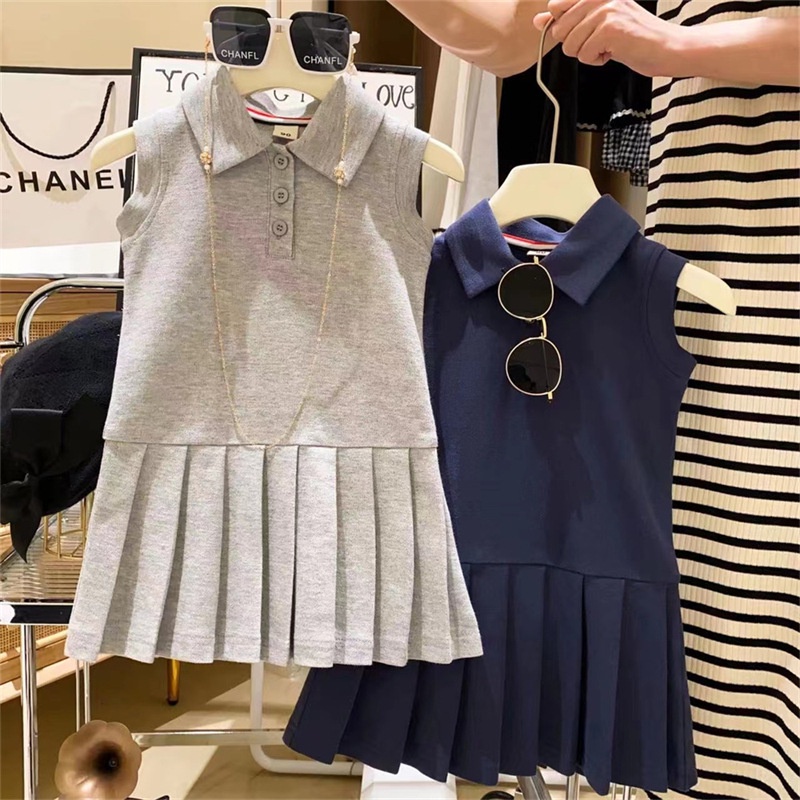 Đầm Thể Thao Một Mảnh Mùa Hè Phong Cách Preppy Thời Trang Hàn Quốc Dễ Thương Ngọt Ngào Cho Bé Gái  Hàng Có Sẵn Đầm