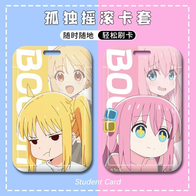 1] Anime BOCCHI THE ROCK! Ví Đựng Thẻ Xe Bus / Thẻ Tín Dụng Dành Cho Trẻ Em Giá Đỡ