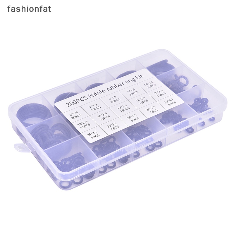 Set 200 Vòng Đệm Cao Su Hình Chữ O Chuyên Dụng