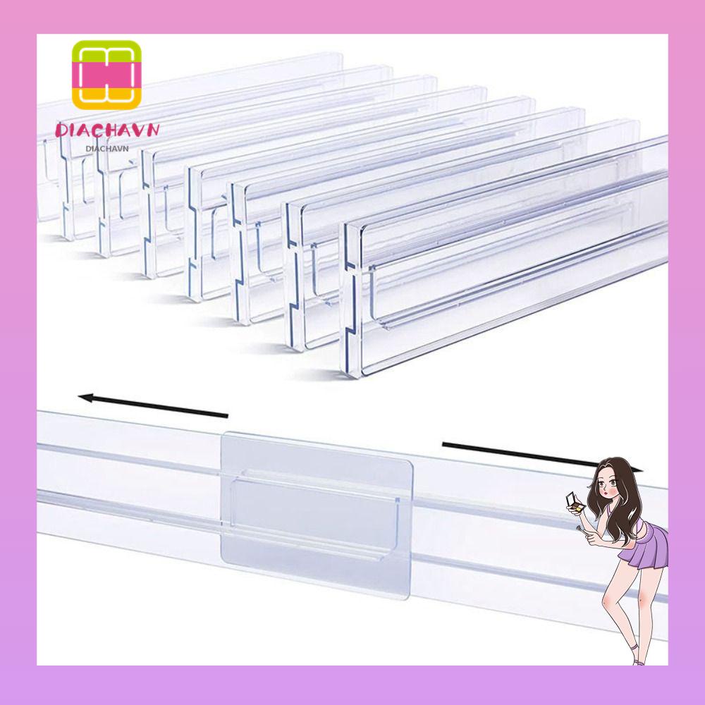 Thanh Chia Ngăn Tủ Trong Suốt Tùy Chỉnh Tiện Dụng