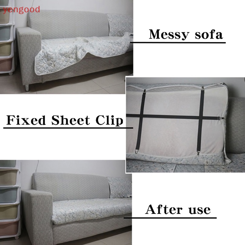 Set 2 Kẹp Cố Định Ga Trải Giường Co Giãn Điều Chỉnh Tùy Ý