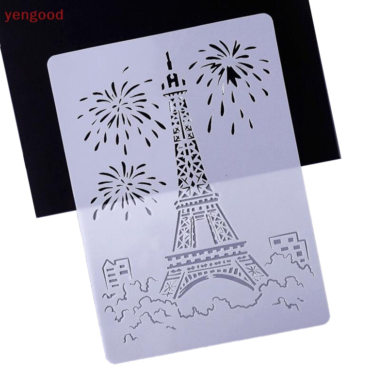 Bộ 5 Khuôn Cắt Giấy Kim Loại Hình Tòa Nhà Thuyền Xinh Xắn