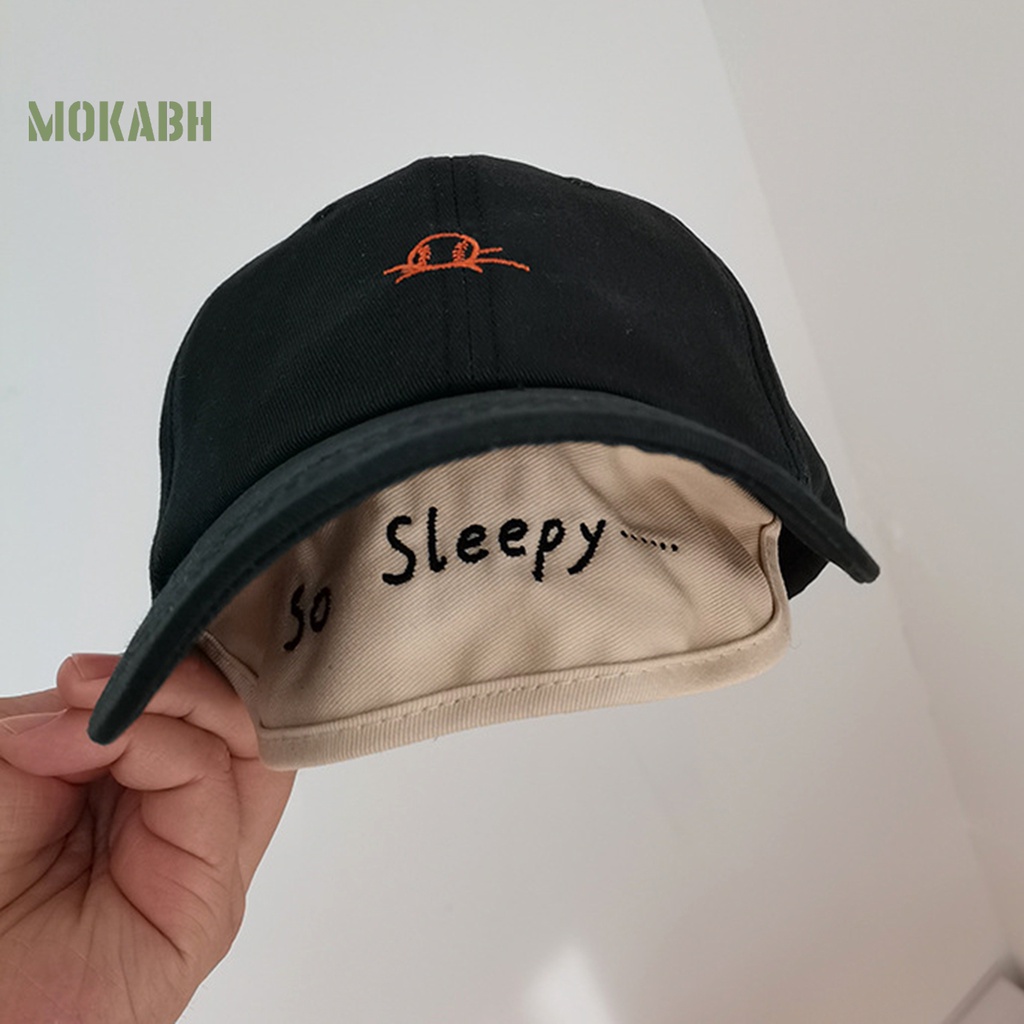 Mũ Lưỡi Trai Cotton Nhiều Màu Sắc Có Dây Đeo Điều Chỉnh Được Dành Cho Nữ