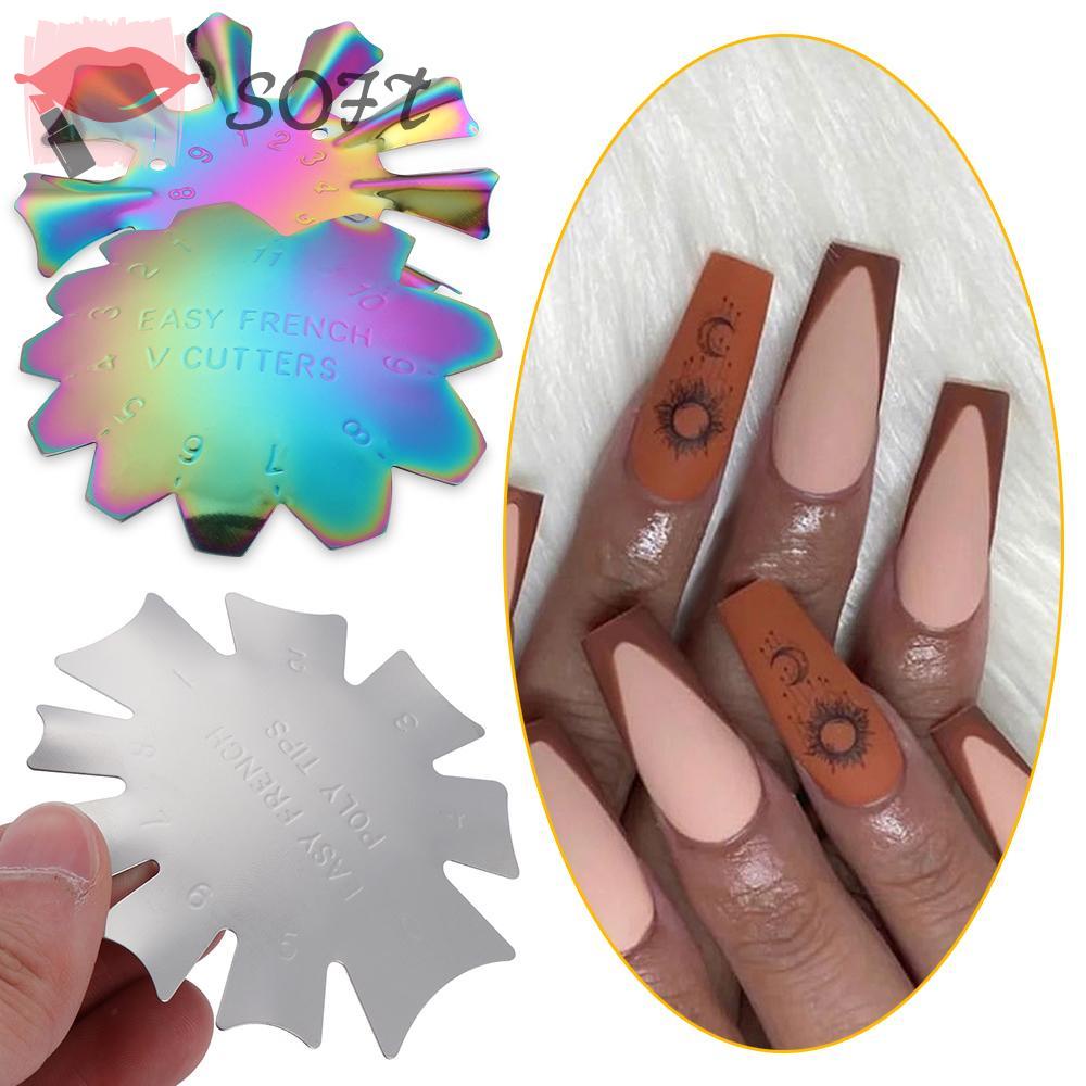 Dụng Cụ Cắt Móng Tay Hình Chữ V In Họa Tiết Mặt Cười Phong Cách Pháp