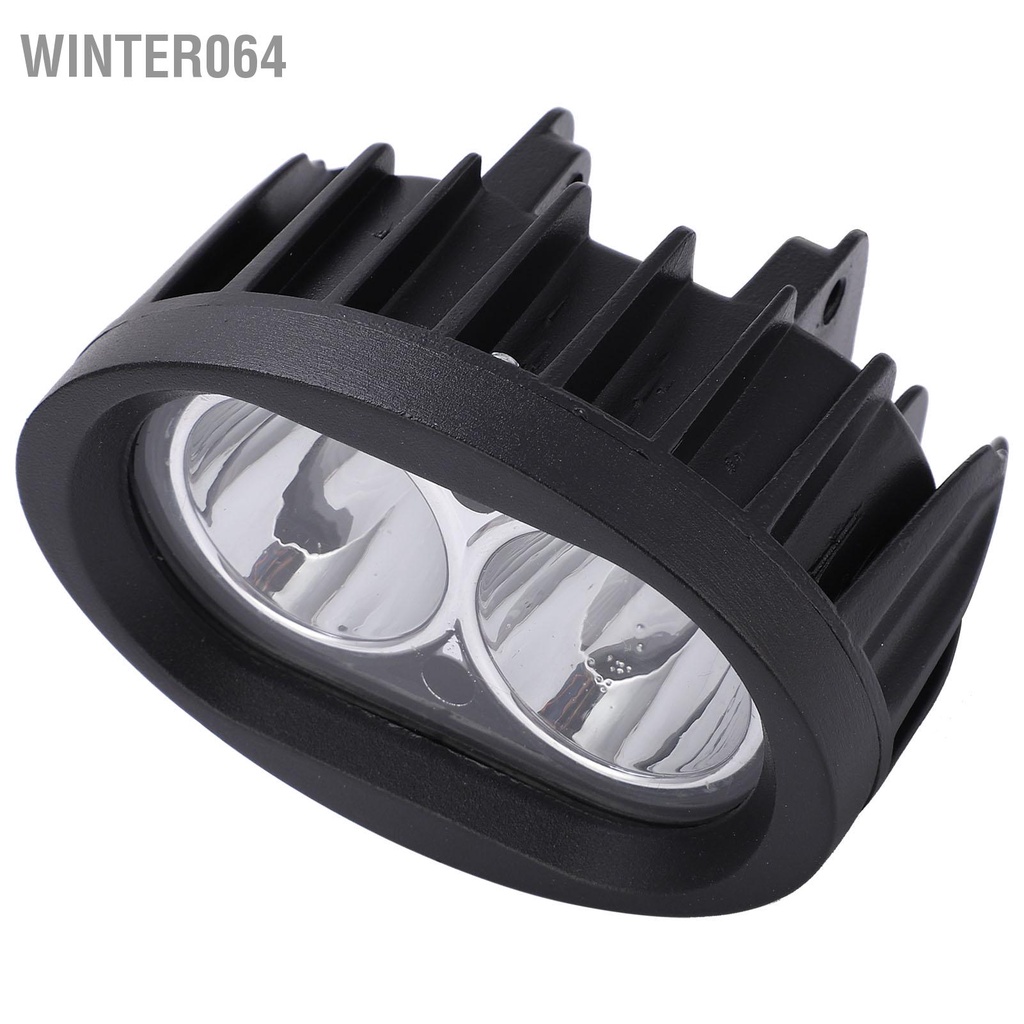 Winter064 4in 20W Đèn LED 2 Đầu Lái Sương Mù Cho Xe Ô Tô Tải ATV Thuyền Máy Đen