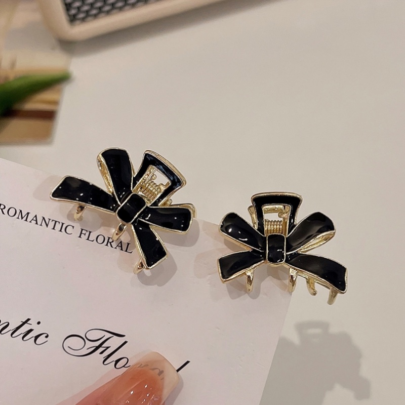 Kẹp Tóc Nơ Kim Loại Nhiều Màu Đáng Yêu Cho Bé Gái 1 Cái