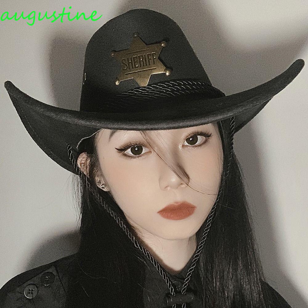 Mũ Cao Bồi Chống Nắng Phong Cách AUGUSTINE Phương Tây Cho Nam