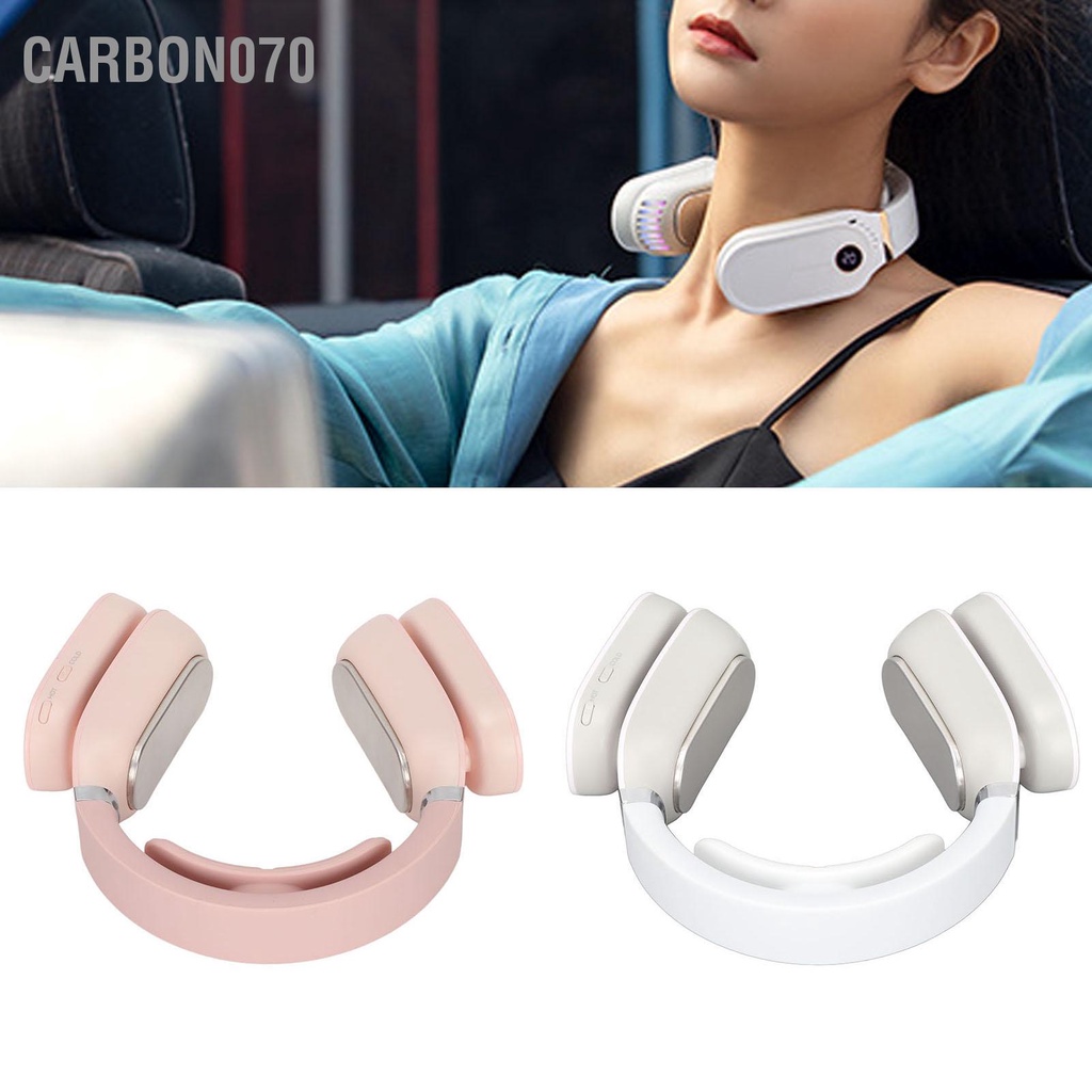 Carbon070 Quạt Treo Cổ Di Động 2 Trong 1 Làm Ấm Và Mát Điều Hòa Ngoài Trời Nhà