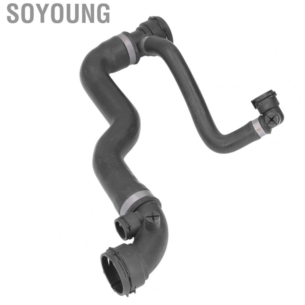 Soyoung Top Coolant Tube 17127520668  Black ABS Upper Radiator Hose for Car