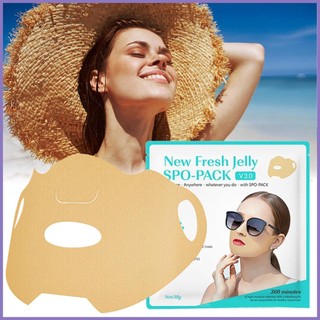 Sunblock Face Patch Sunscreen Kem chống tia cực tím Miếng dán mặt thoáng khí Elastic Facial Cover Chống nắng thoải mái cho Go