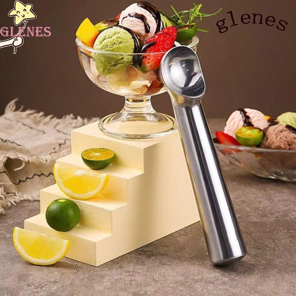 Muỗng Múc Kem / Tráng Miệng Bằng Hợp Kim Nhôm Dày Dặn Chống Đóng Băng