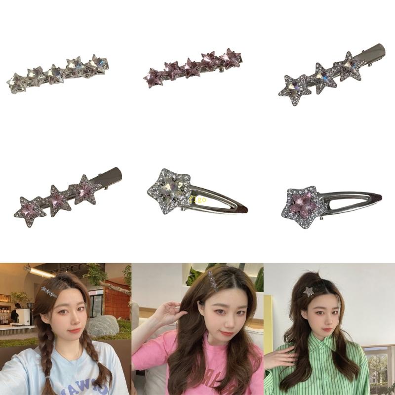 Kẹp Tóc Hình Ngôi Sao Đính Đá Thời Trang
