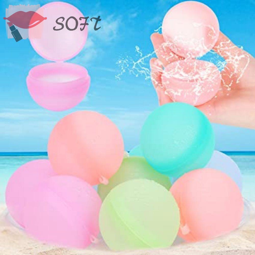 Bộ 12 Quả Bóng Nước Bằng Silicone Vui Nhộn Cho Mùa Hè