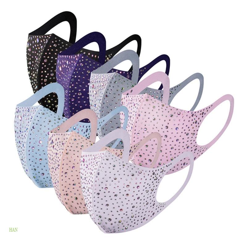 Khẩu Trang Đính Đá Lấp Lánh Dành Cho Nam Và Nữ