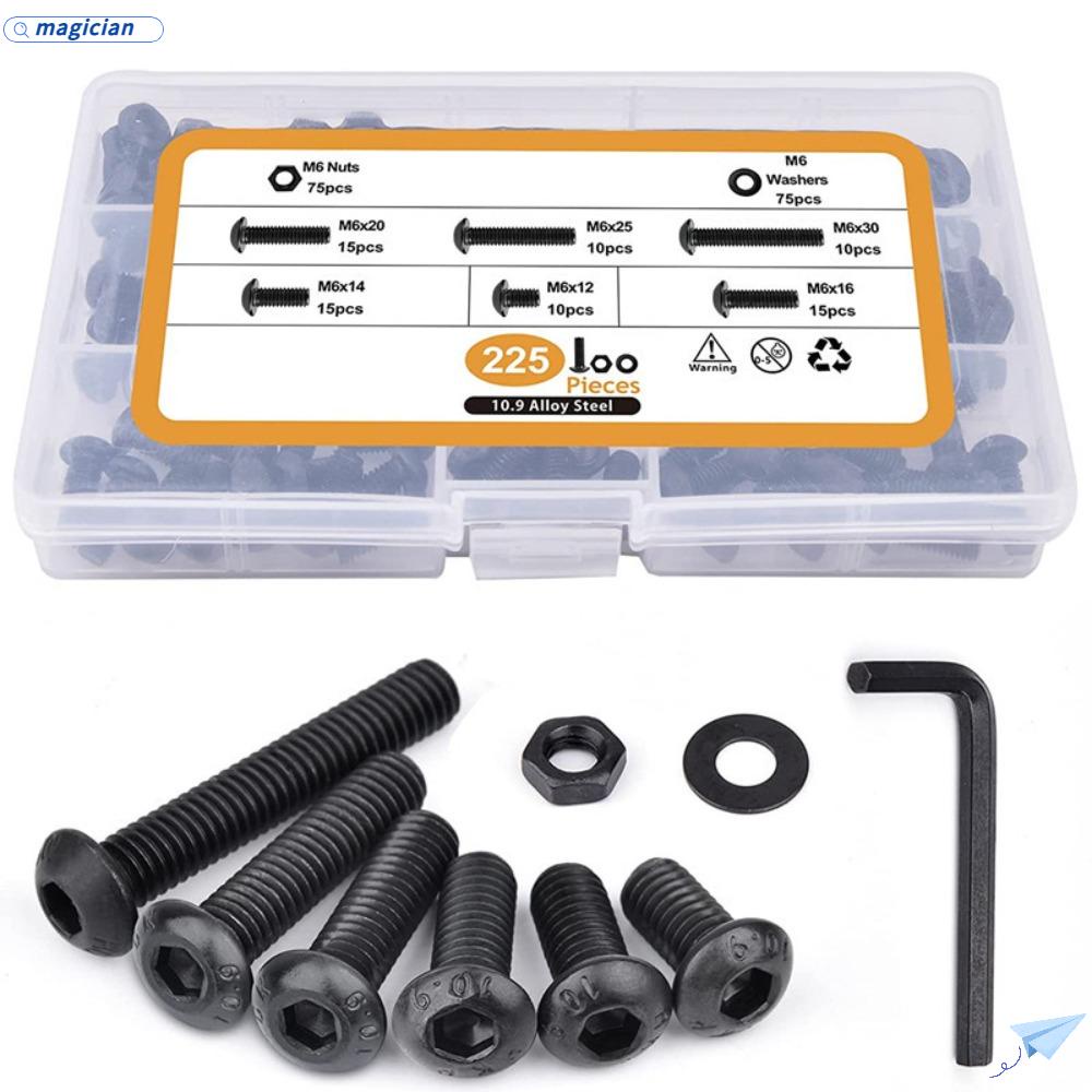 Set 225 Đinh Vít Đầu Lục Giác 12mm 10.9 Mm Chuyên Dụng