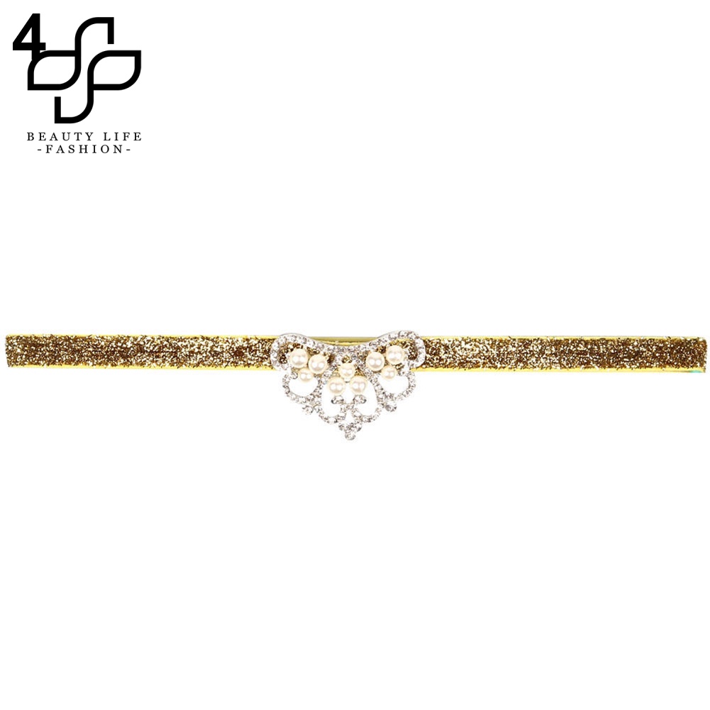 Băng Đô Cài Tóc Hình Vương Miện Lấp Lánh Dễ Thương Cho Bé Gái