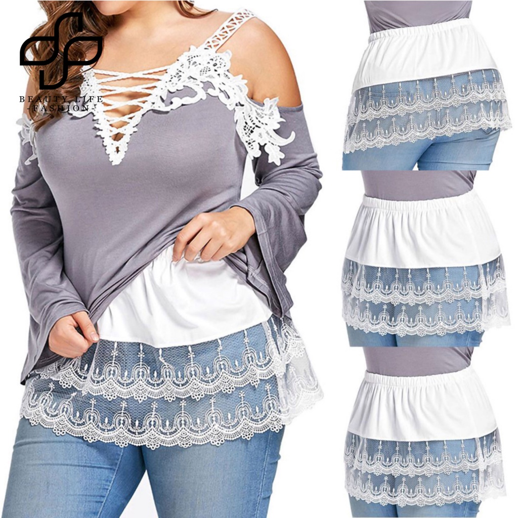 Đầm Mini Phối Ren Thời Trang Cho Nữ