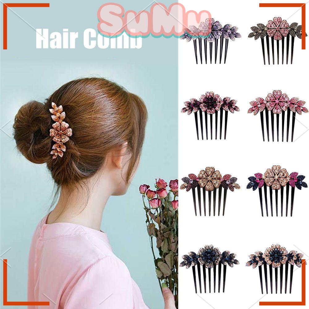 Lược Cài Tóc Đính Đá Lấp Lánh Thanh Lịch Cho Cô Dâu