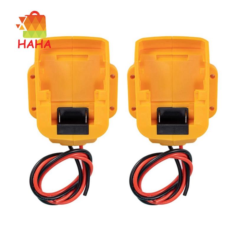 Set 2 Bộ Chuyển Đổi Pin Li-Ion 20V 18V DCB205 DCB205-2 DCB204 Màu Vàng