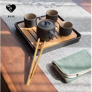 SJJL Kẹp gắp thức ăn đầu thẳng / đầu cong làm từ tre tự nhiên (có bán lẻ)