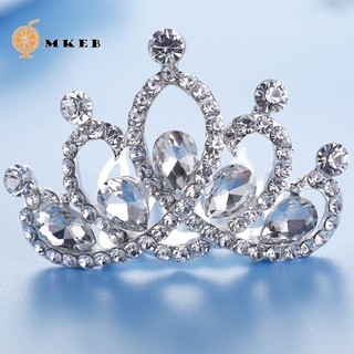 Lược cài tóc MKEB hình vương miện công chúa cho bé gái