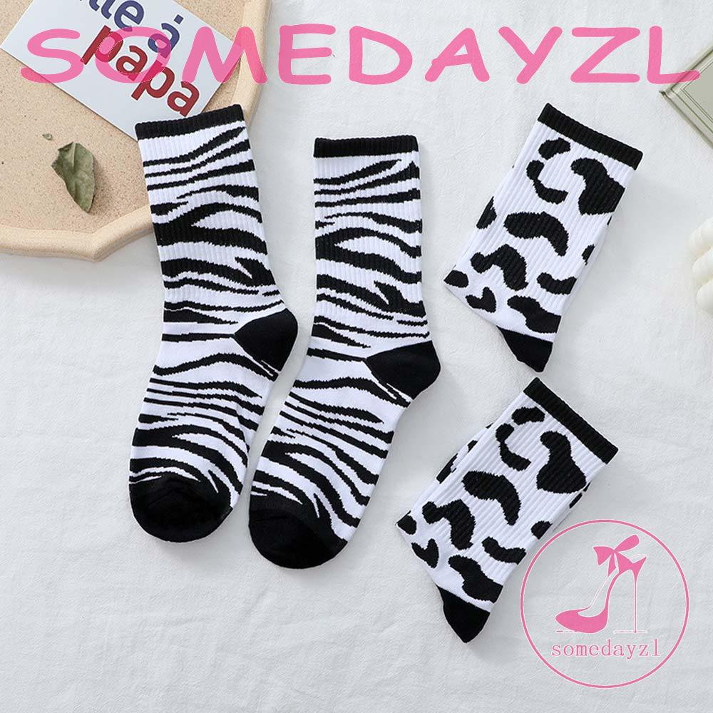 Vớ Họa Tiết Da Báo Phong Cách Harajuku Nhật Bản Dành Cho Nữ