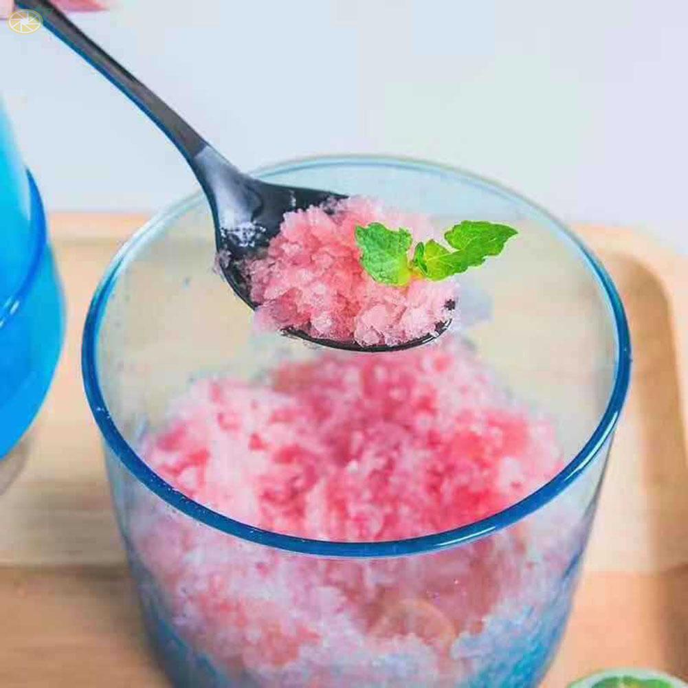 【VARSTR】Portable Ice Crusher Shaved Ice Machine Manual Crank Operated Fruit Smoothie high quality