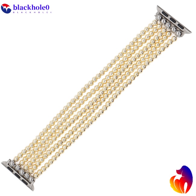 Dây Đeo Chuỗi Hạt Handmade Thoải Mái Thời Trang Cho Đồng Hồ Thông Minh Iwatch