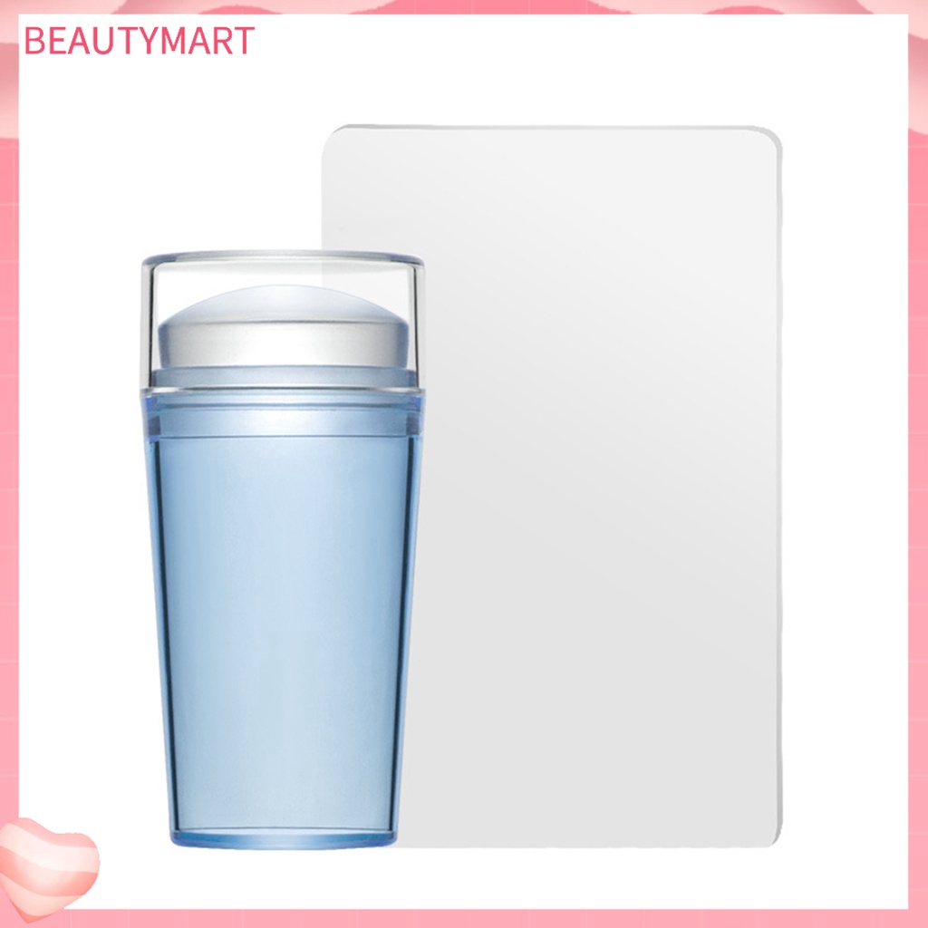 1 Bộ Dụng Cụ In Hình Móng Tay Bằng Silicone Màu Huỳnh Quang Độ Bền Cao Dễ Tháo Rời DIY