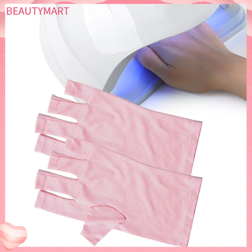 1 Đôi Găng Tay Không Ngón Bằng Polyester Co Giãn Thoáng Khí Chống Tia UV Chuyên Nghiệp