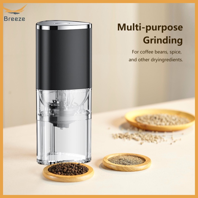 Máy Xay Cà Phê Tự Động Bằng Điện Trong Suốt Đa Năng Tùy Chỉnh Kích Thước Nhỏ Gọn Tiện Dụng